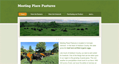 Desktop Screenshot of meetingplacepastures.com